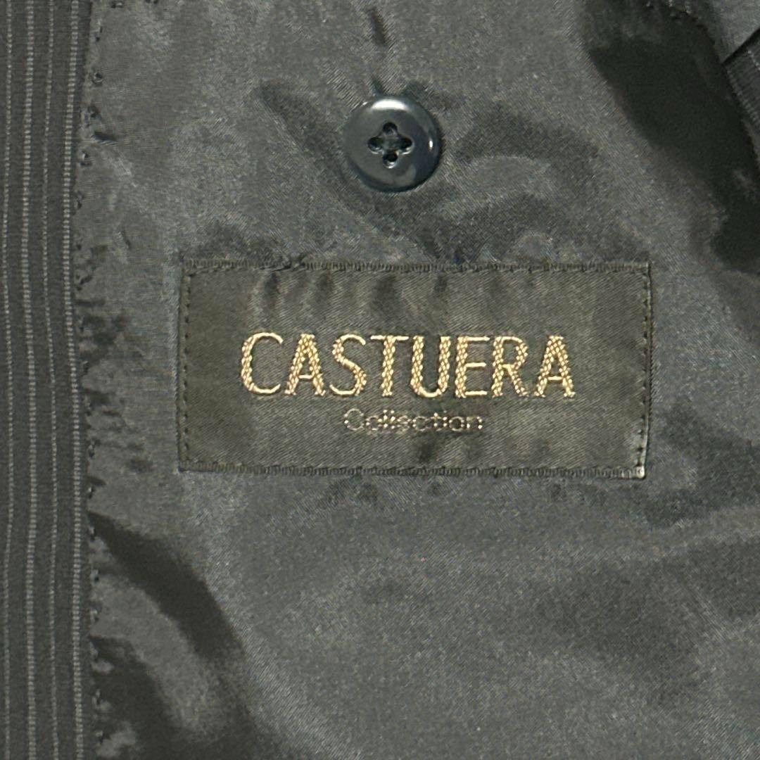 夏用！　CASTUERA セットアップ　スーツ　ダークグレー　L 170　背抜き