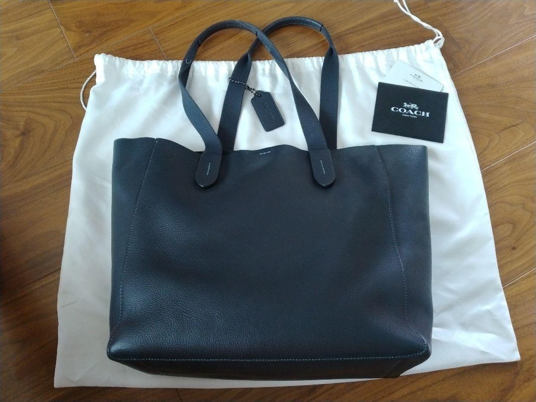 COACH ダークグレー トートバッグ 保存袋付き