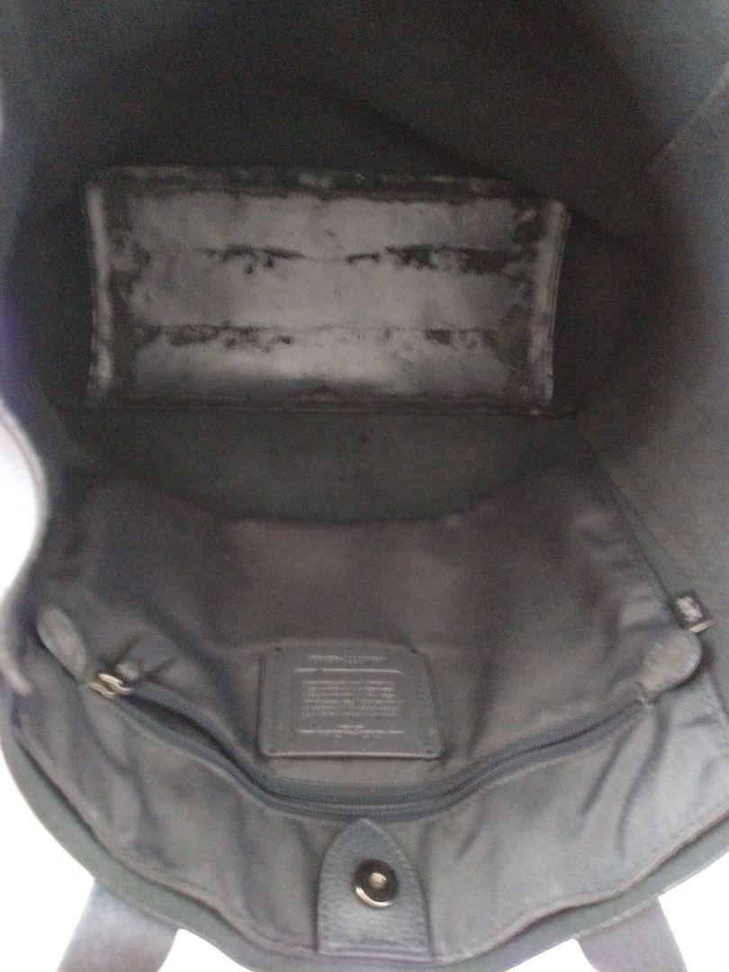 COACH ダークグレー トートバッグ 保存袋付き