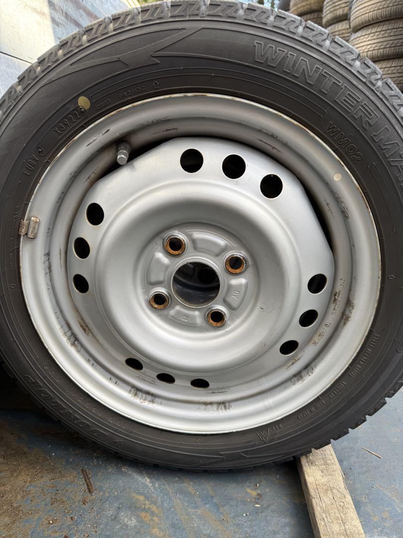 nao takaスタッドレス155／65R14 75Qスチールホイール付き