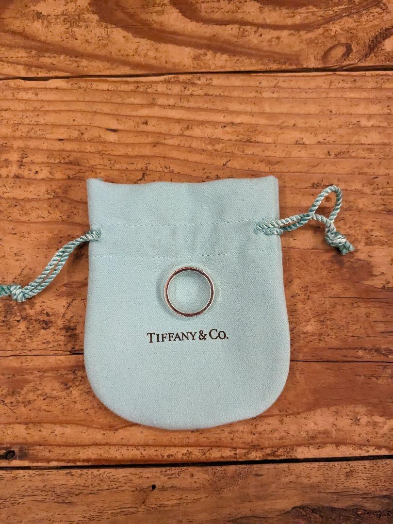 7.5号 TIFFANY&Co ティファニー ナロー リング 指輪 1837