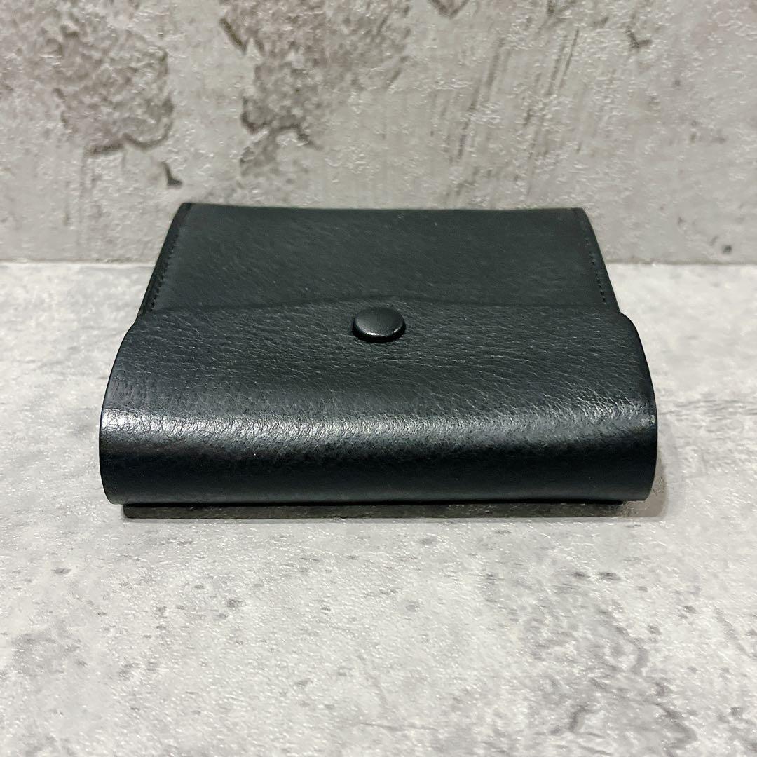 極美品 Sinleathers シンレザーズ ミドルウォレット 財布 ブラック