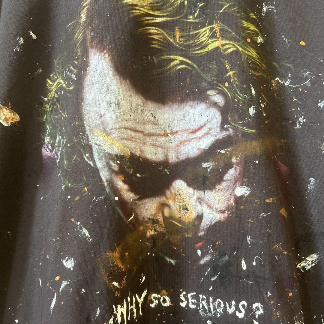 ジョーカー Tシャツ オーバーサイズ XL 古着　ペンキ汚れ有り　JOKER T 00s ジョーカー joker 映画 XL why Tシャツ - メルカリ