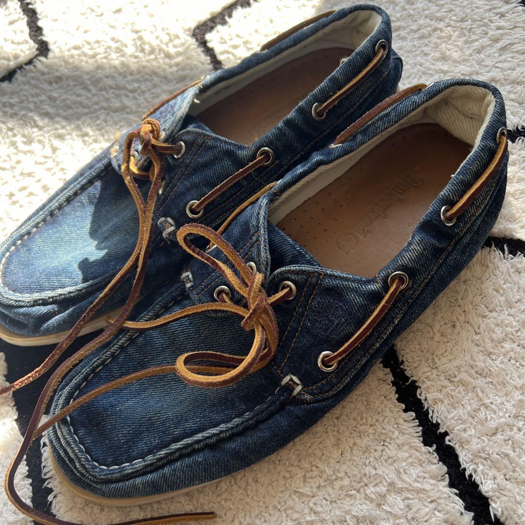 Timberland デニム モカシン