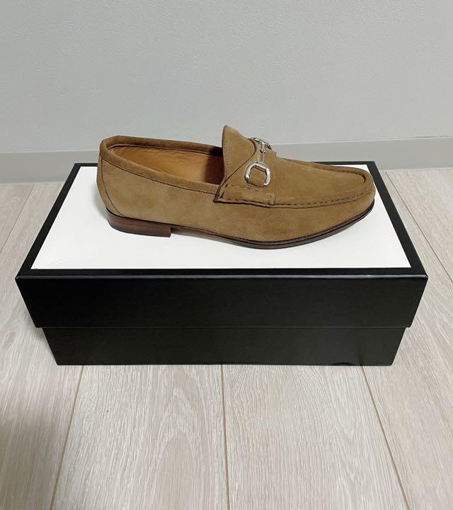 最終値下げ【美品】GUCCI グッチ スエード ビットローファー 6