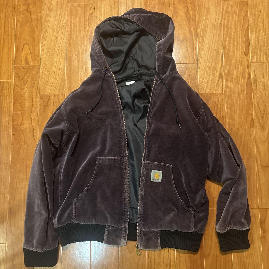 カーハート　MENS フルジップパーカーXL (ネイビー)