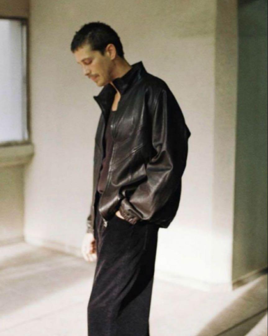 Lidnm FADED SHEEP SKIN TRACK JACKET Mサイズ
