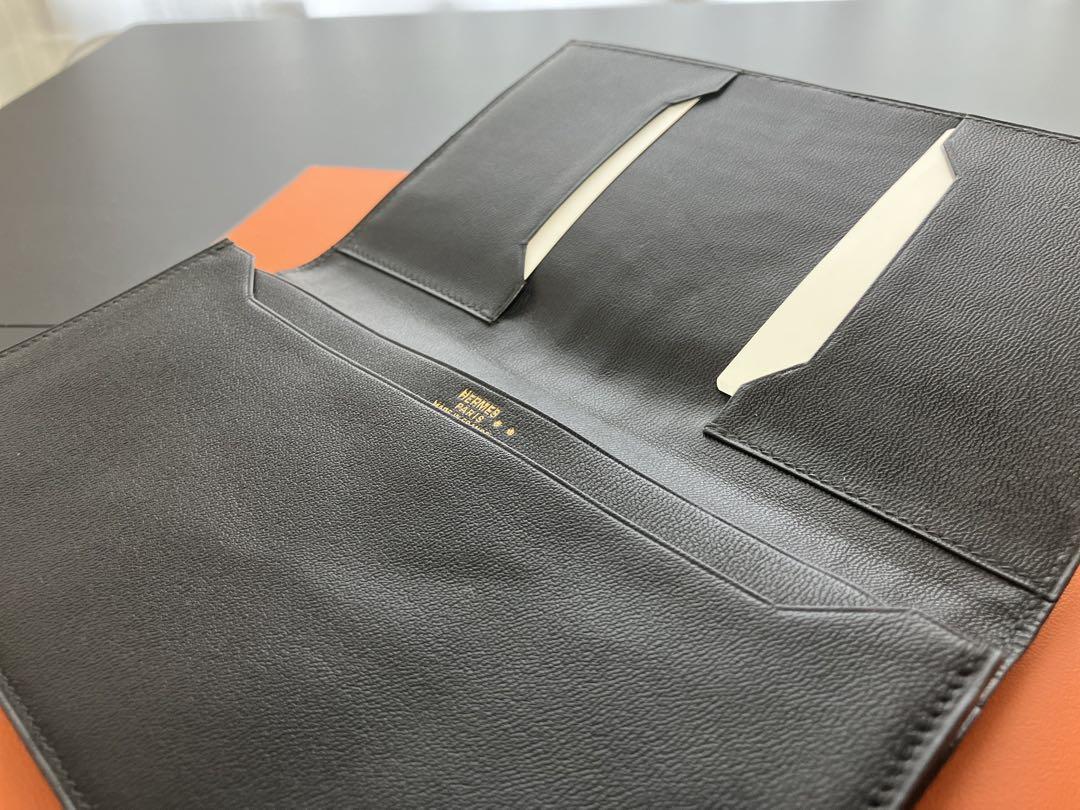 【HERMES】長財布(札入れ)　ニロティカス　黒　【未使用】