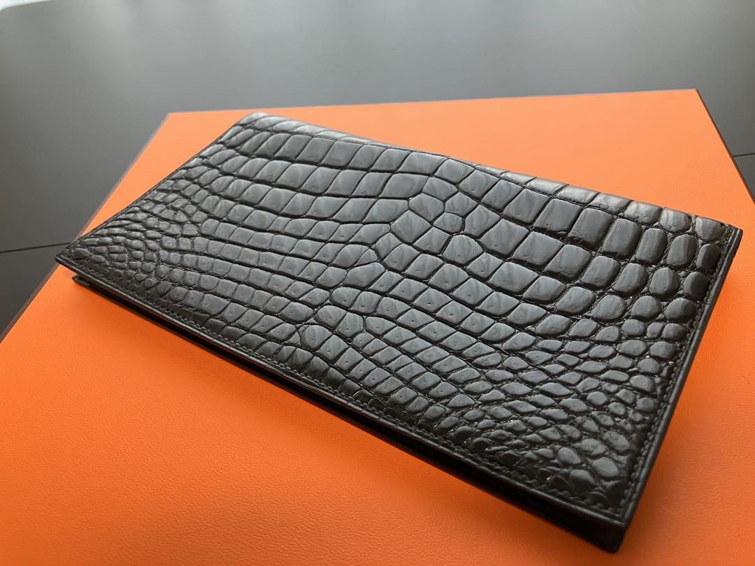 【HERMES】長財布(札入れ)　ニロティカス　黒　【未使用】