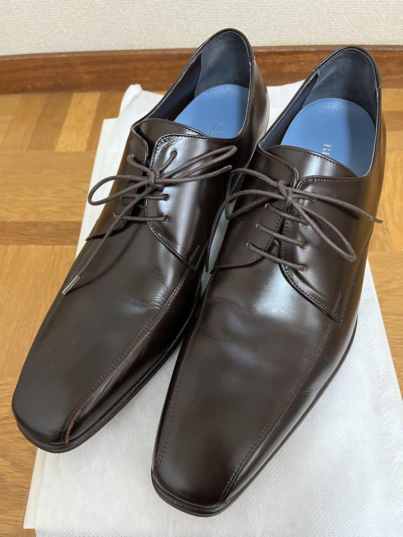 メンズ　結婚式ウェディングシューズ　ブラウン　BENIR 25.5㎝