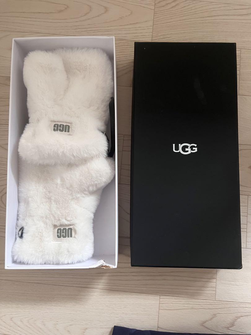 UGG Faux Fur Fingerless Glove 箱付き 手袋