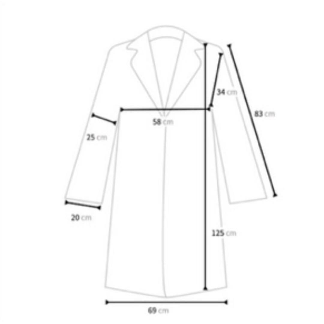 ORIGINAL) ハイネックボタンウールロングコート | ファッション