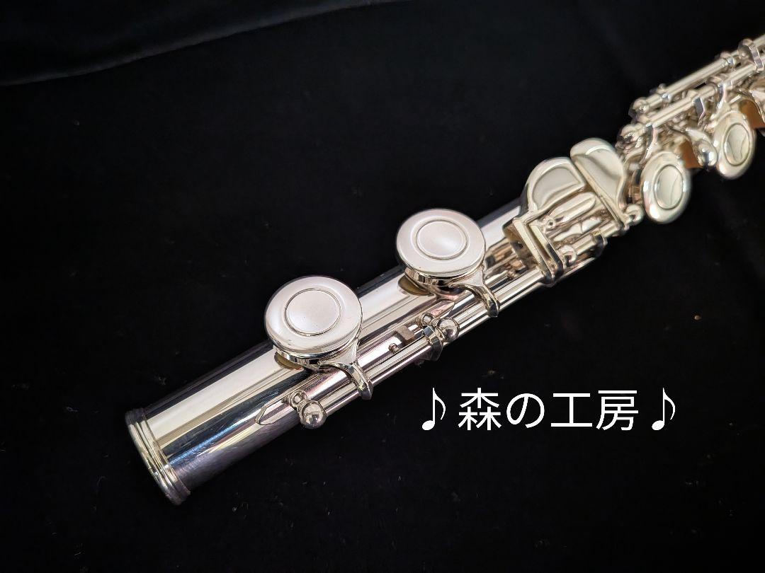 商談中【mimi☆】銀メッキ‼️ヤマハフルート YFL211S Eメカ 全タンポ交換済 ヤマハ フルート YFL211SⅡ Eメカ付 銀メッキ