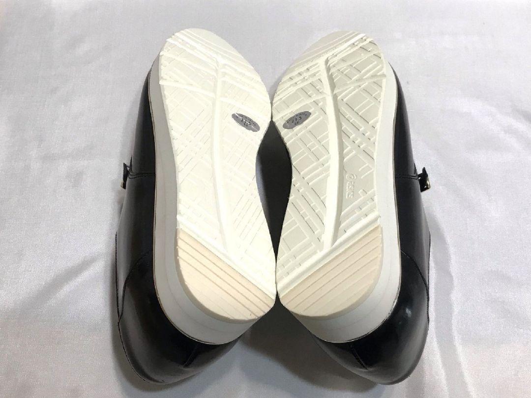 未使用 ■ asics アシックス ペダラ ■ウォーキング 23.5cm EE黒