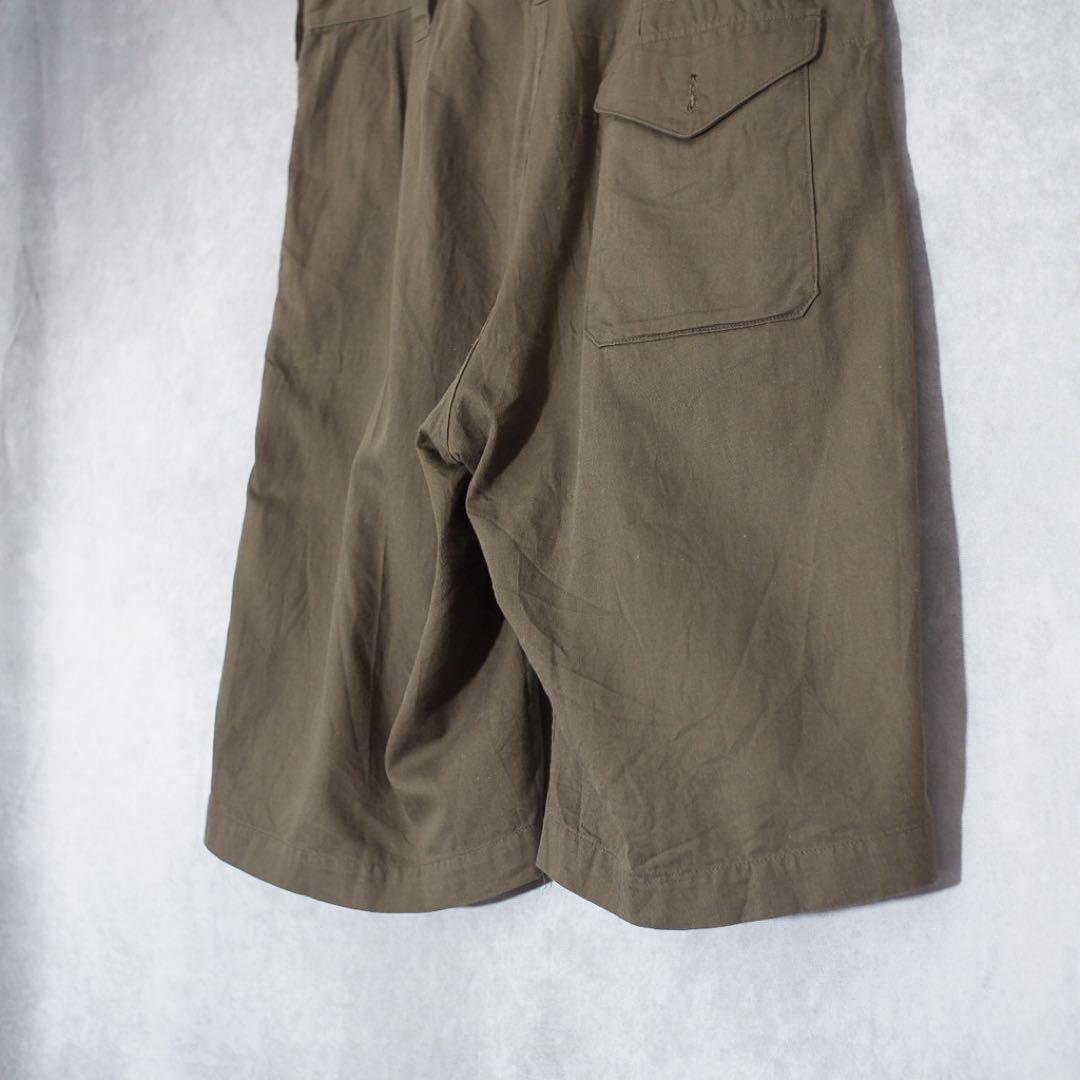 Nigel Cabourn ショートパンツ 34サイズ オリーブグリーン