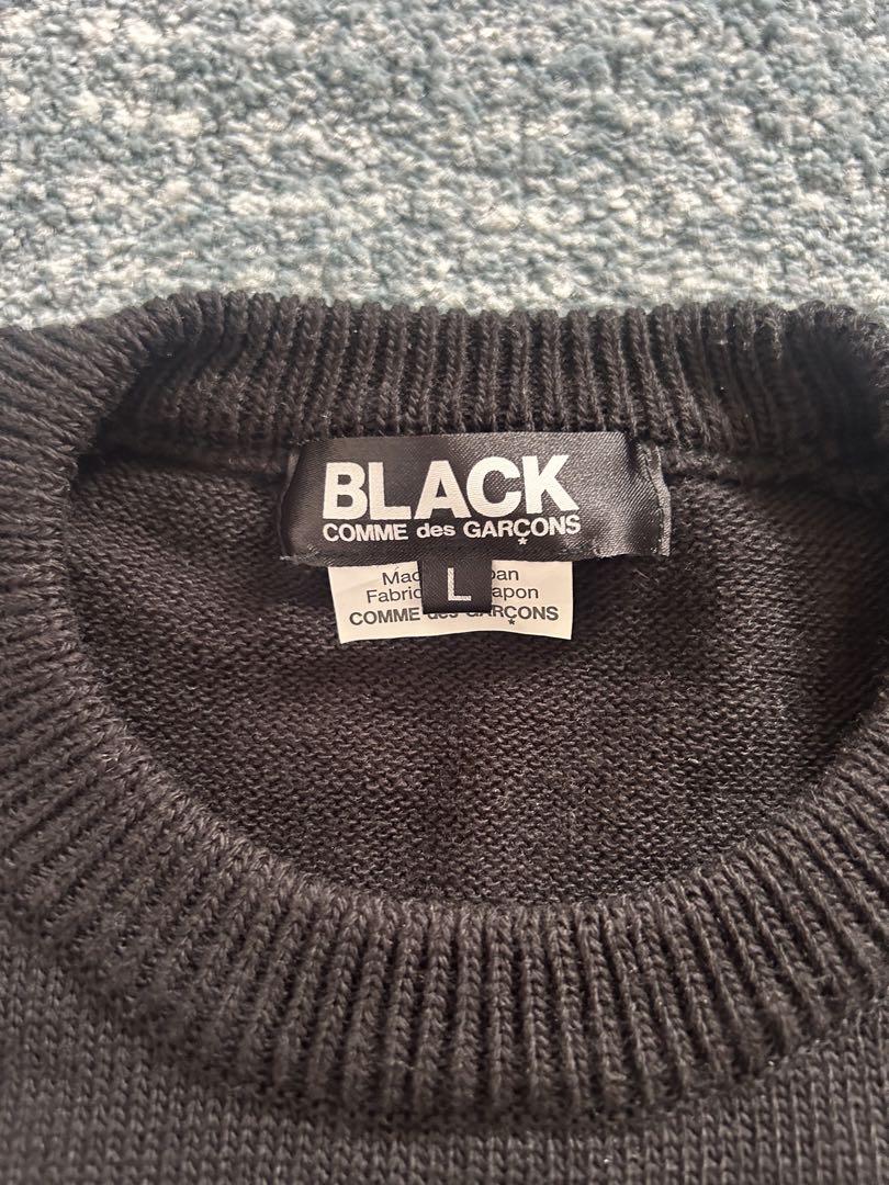 ブラックコムデギャルソン　ハートニット ブラックコムデギャルソンハートニット22FW