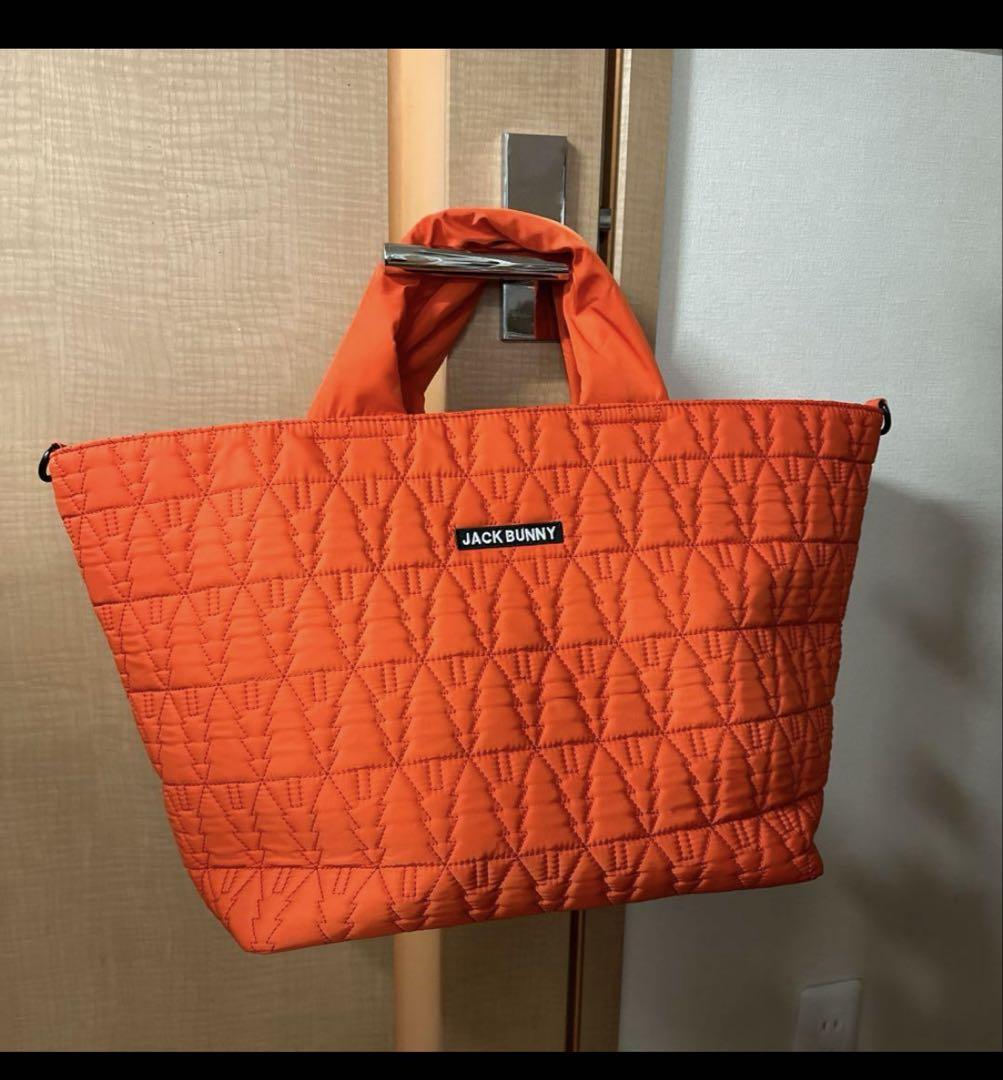 2点まとめてジャックバニー オレンジ トート➕カートバッグ もみ