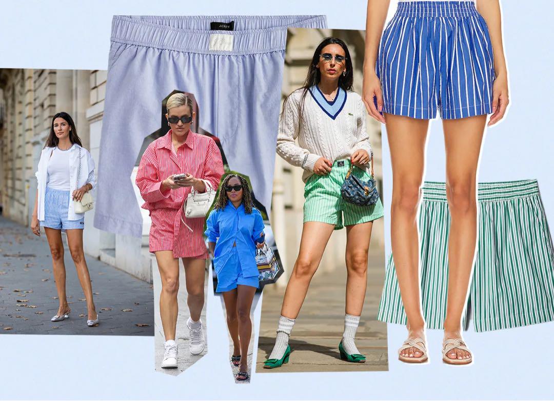 HOMMEgirls BOXER SHORTS  BLUE ショーツ