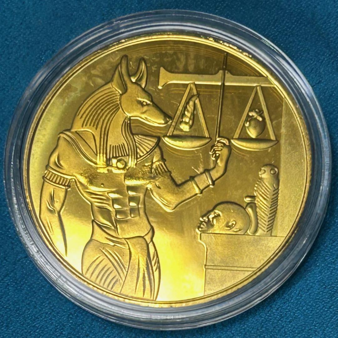 古代エジプト神アヌビスアルミタグ＆メタル 季節の贈り物・年末年始のギフト
