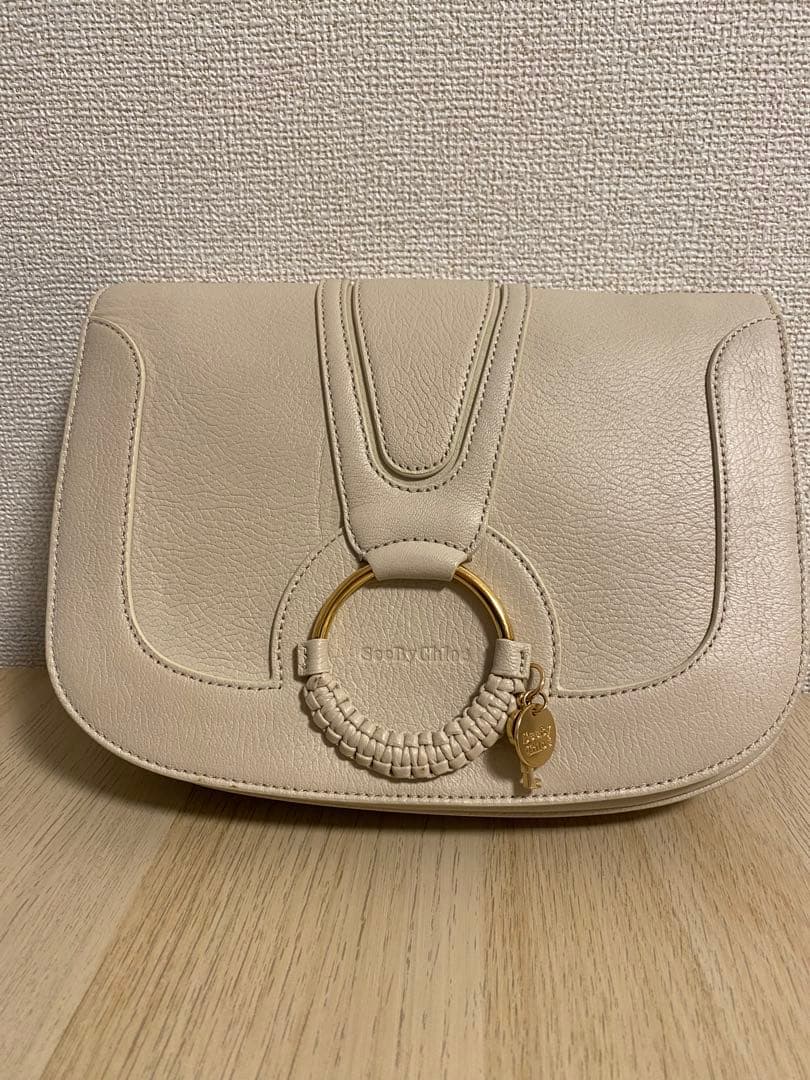 See By Chloé アイボリー ショルダーバッグSEE BY CHLOE