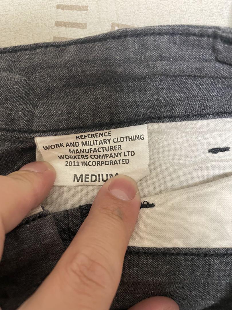 美品ワーカーズ　FWP Trousers, Standard-Fit, 黒シャン