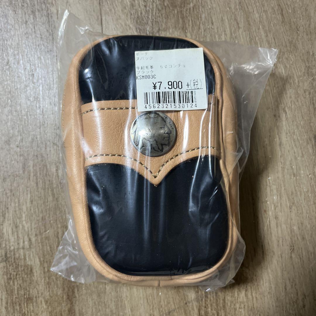 KC,s ヌバック ポーチ /牛革小物入れ本革 メンズ レディース 革 レザー