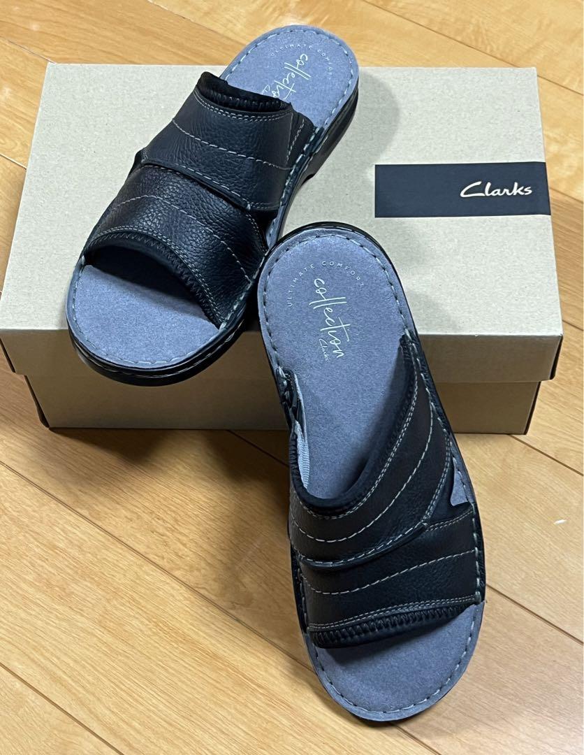 CLARKS Malone Easyクラークス メンズ サンダル レザー新品