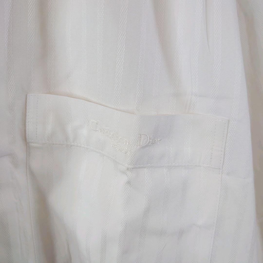Christian Dior SPORTS Mサイズ ストライプシャツ　白
