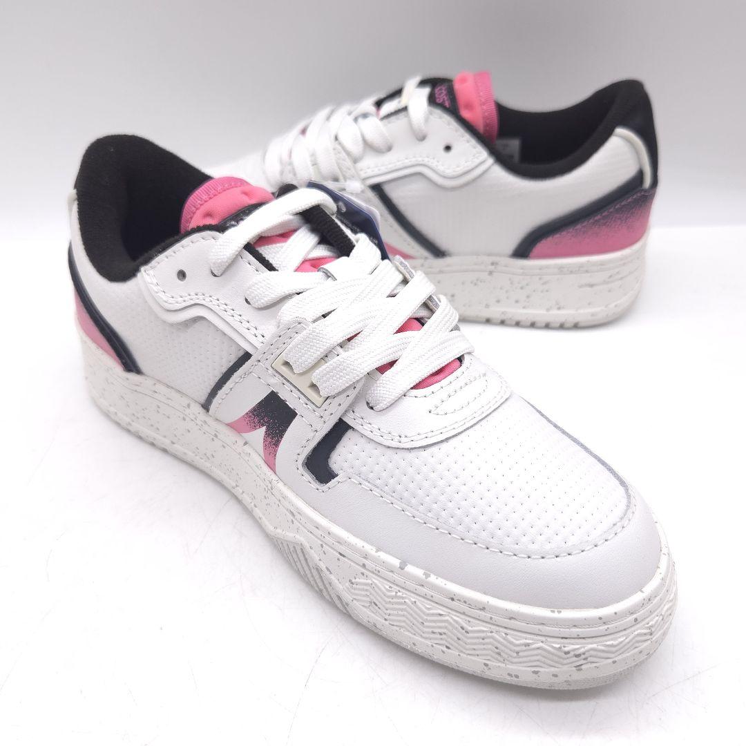 未使用 LACOSTE ラコステ スニーカー USA6 約 23cm ホワイト