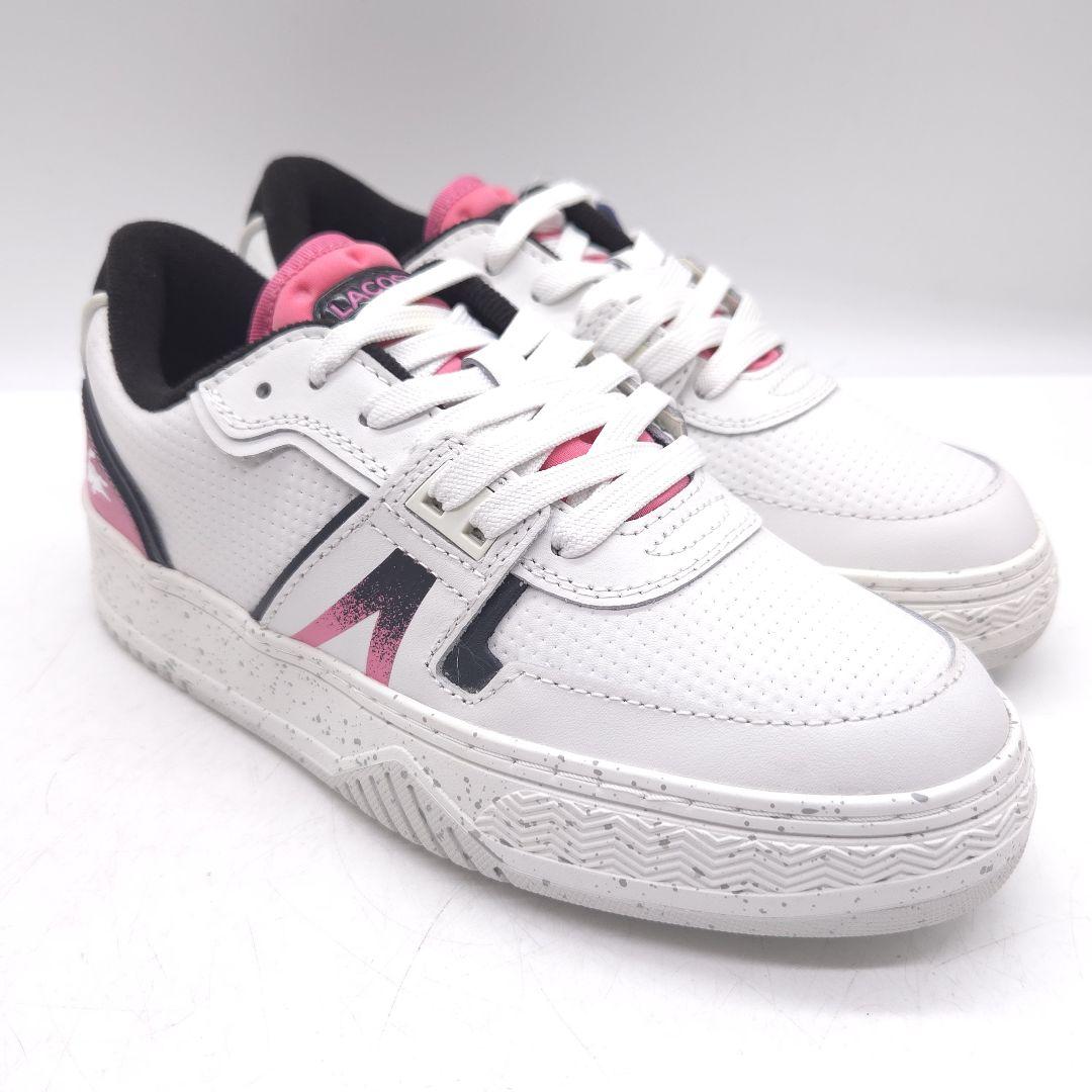 未使用 LACOSTE ラコステ スニーカー USA6 約 23cm ホワイト