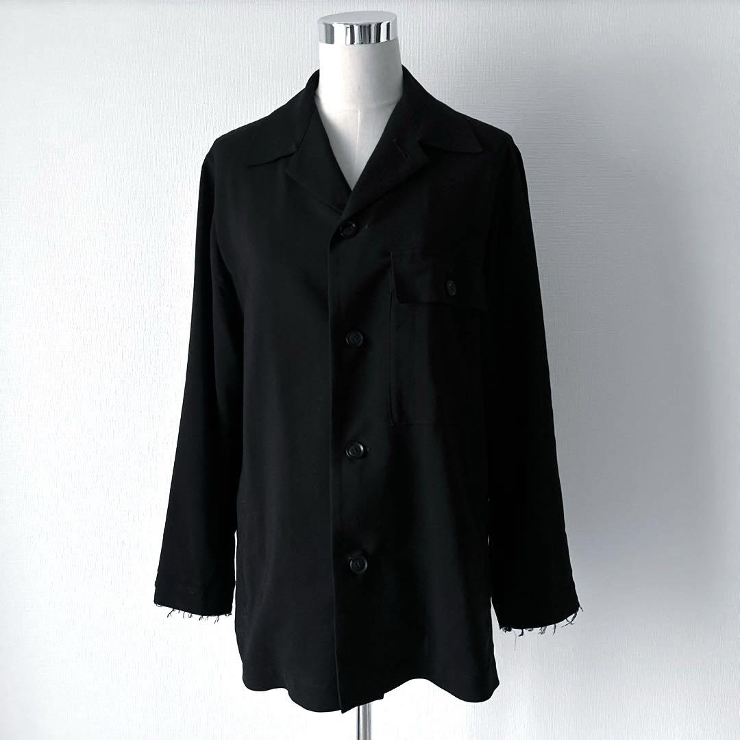 Y's 24aw シルク混 オープンカラーシャツジャケット