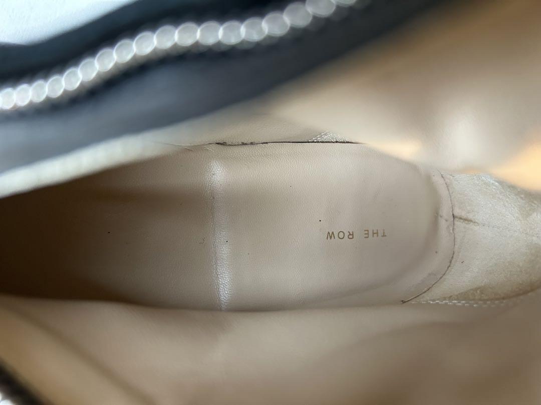 THE ROW ZIPPED BOOT 1 黒 レザーブーツ 38