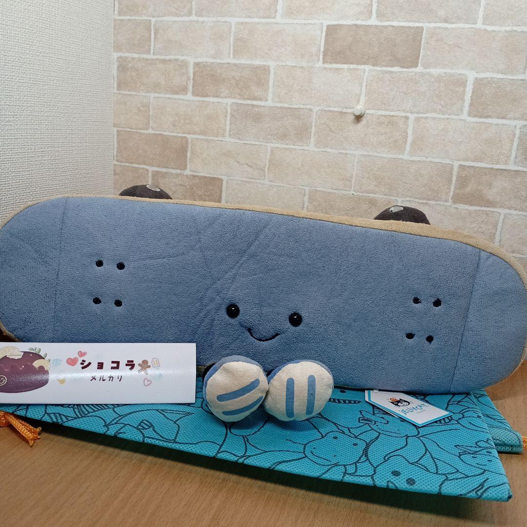 jellycat　ジェリーキャット　スケートボード　ぬいぐるみ　スケボー