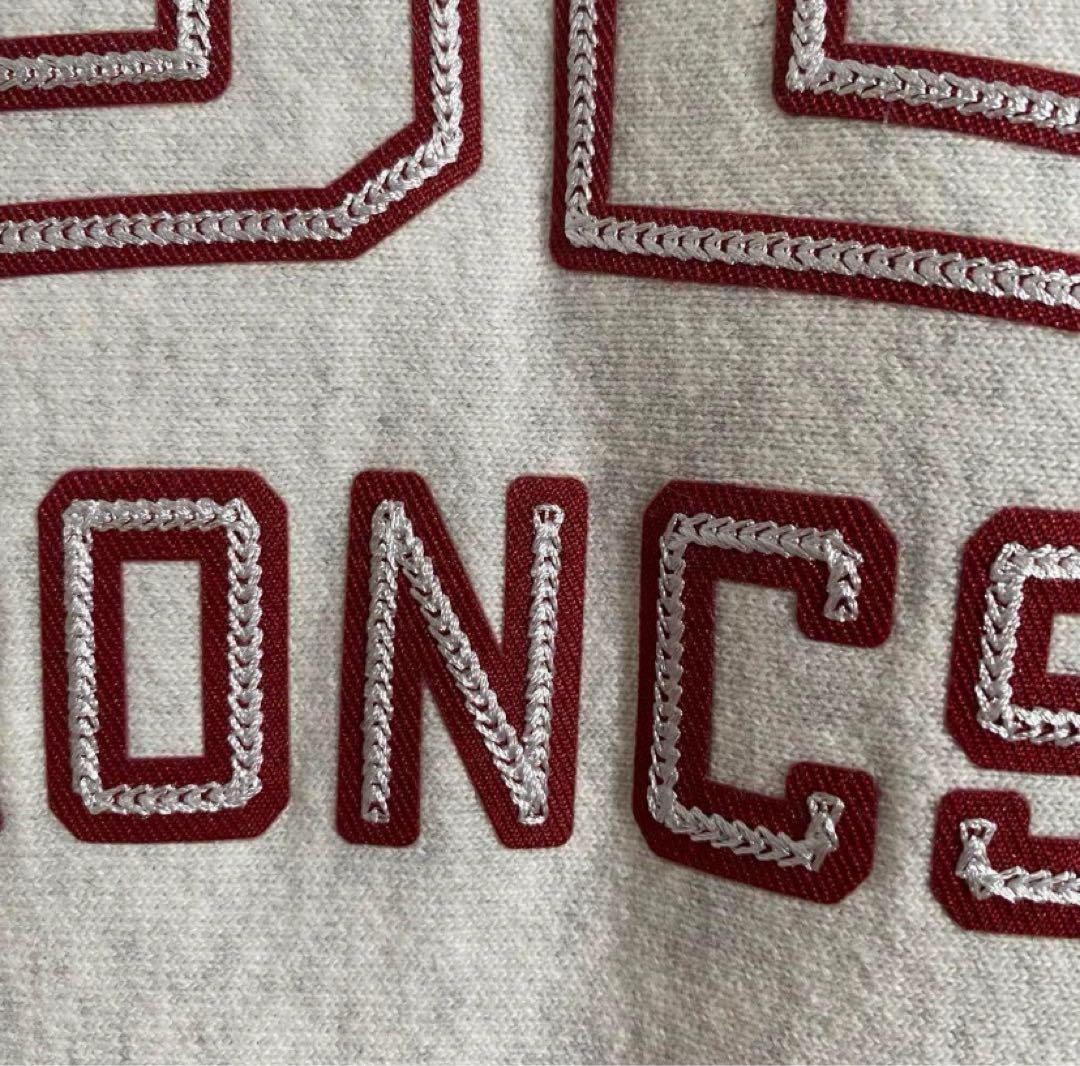 チャンピオン⭐︎スウェット USA古着 刺繍カレッジロゴ 霜降りグレー 日本XL チャンピオン⭐︎スウェット USA古着 刺繍カレッジロゴ 霜降りグレー 日本XL