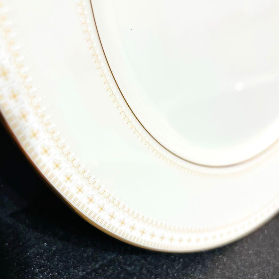 ⭐️ ノリタケ アイボリーチャイナ レースプレート 5客 27cm 美