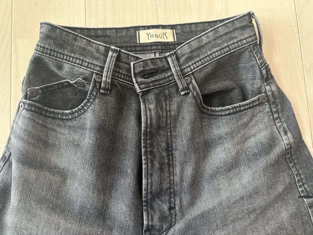 YENN YENN（イェン） カーブシームデニム パンツ グレー