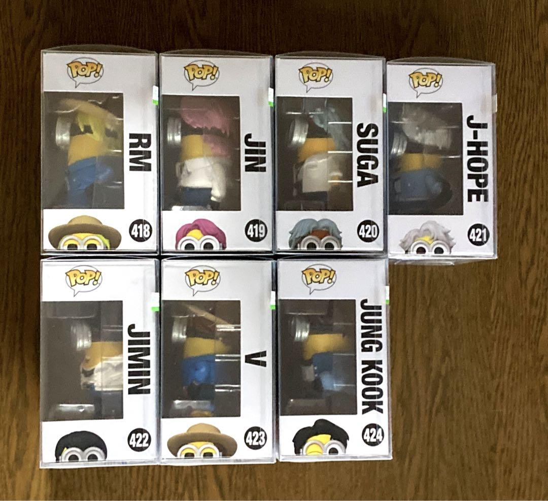 Funko Pop! ミニオンズ x BTS フィギュア コンプリート