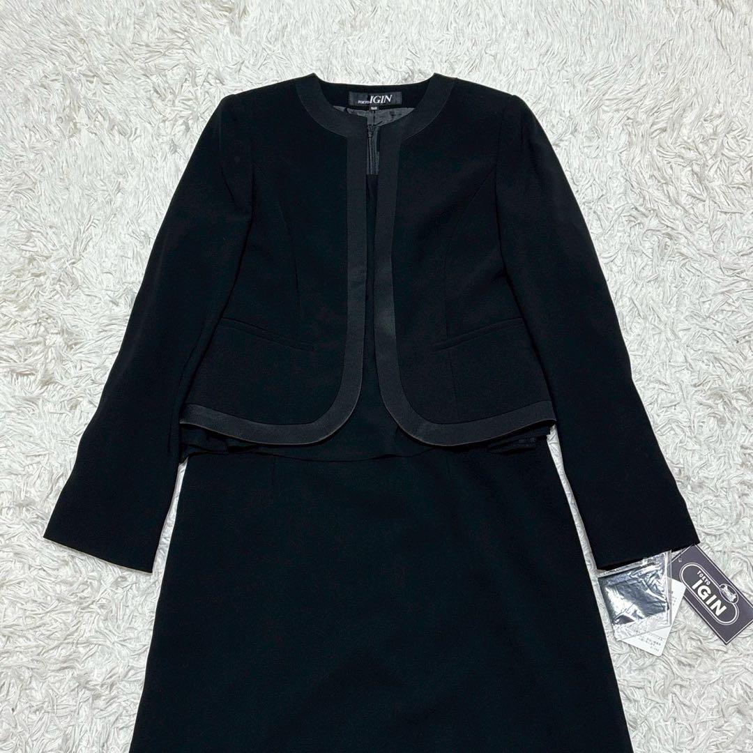 【未使用】東京イギン ブラックフォーマル 9号 ワンピース 喪服 礼服