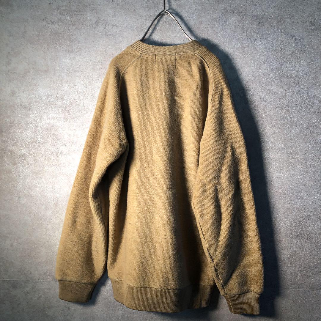 HOT好評 ヴィンテージ ワンポイントワッペン 古着usedAS95 3C1cD-m18850495167 Vネックニット 安い本物保証