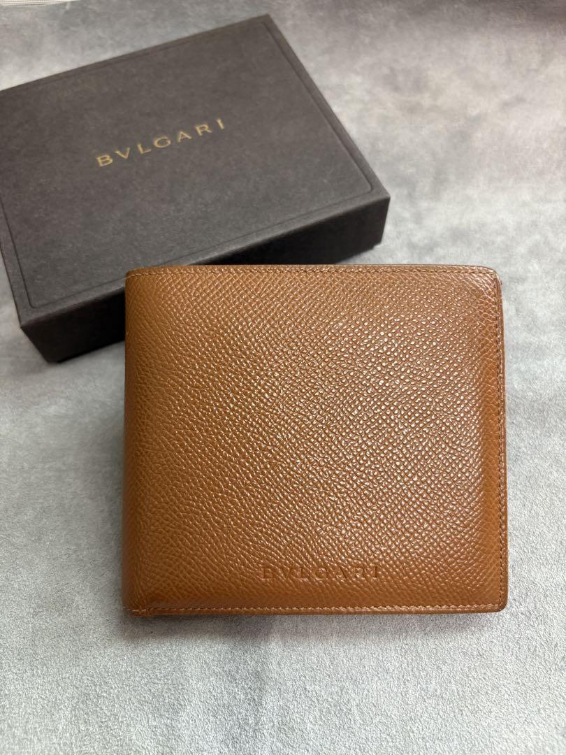 BVLGARI ブラウン 二つ折り財布