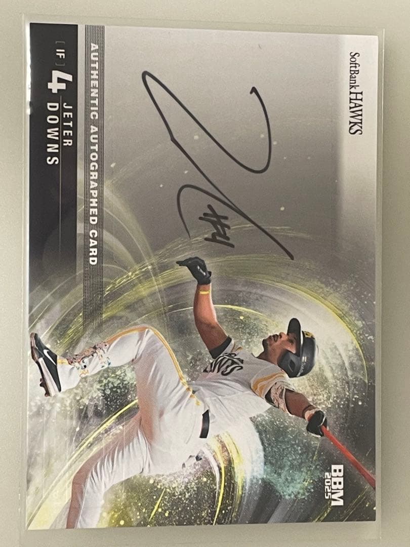 BBM 2025 ホークス 直筆サインカード