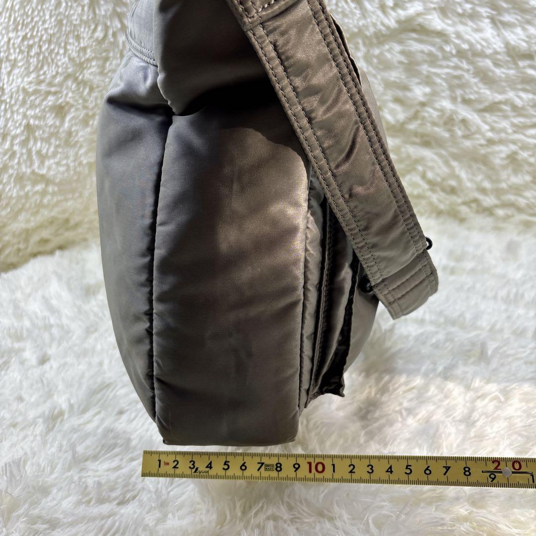 POATER タンカー　2way ショルダーバッグ　シルバーグレイ