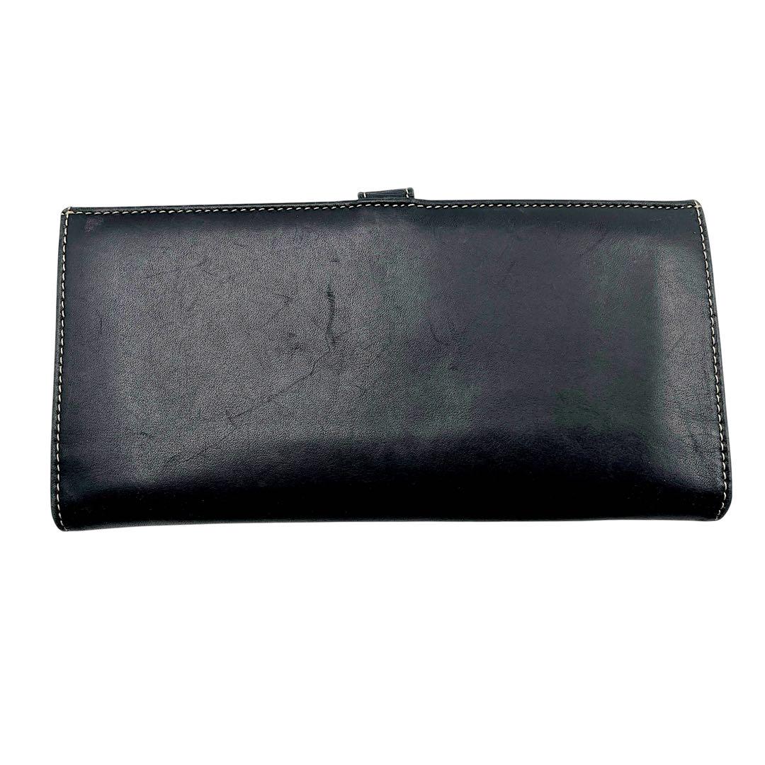 【美品】salvatore ferragamoフェラガモ　長財布　ブラック　黒