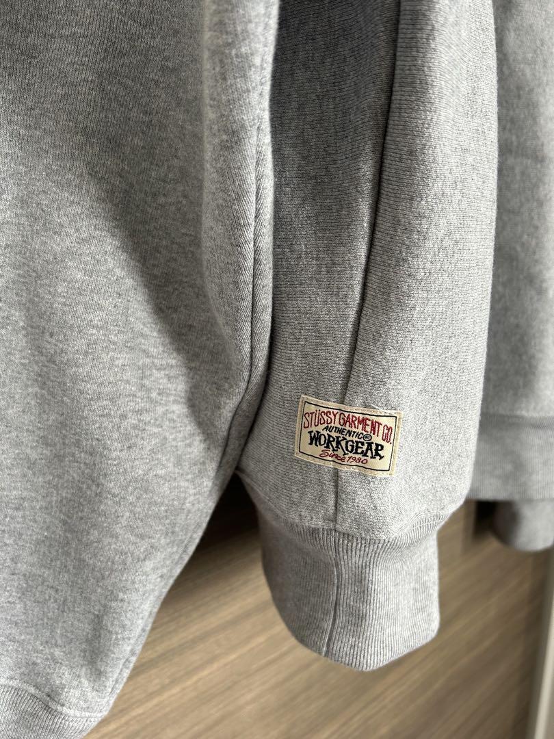 stussy フリースラグランフーディ