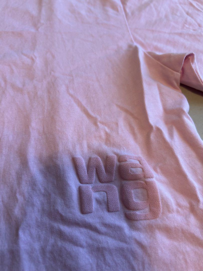 alexander wang パフロゴ tシャツ