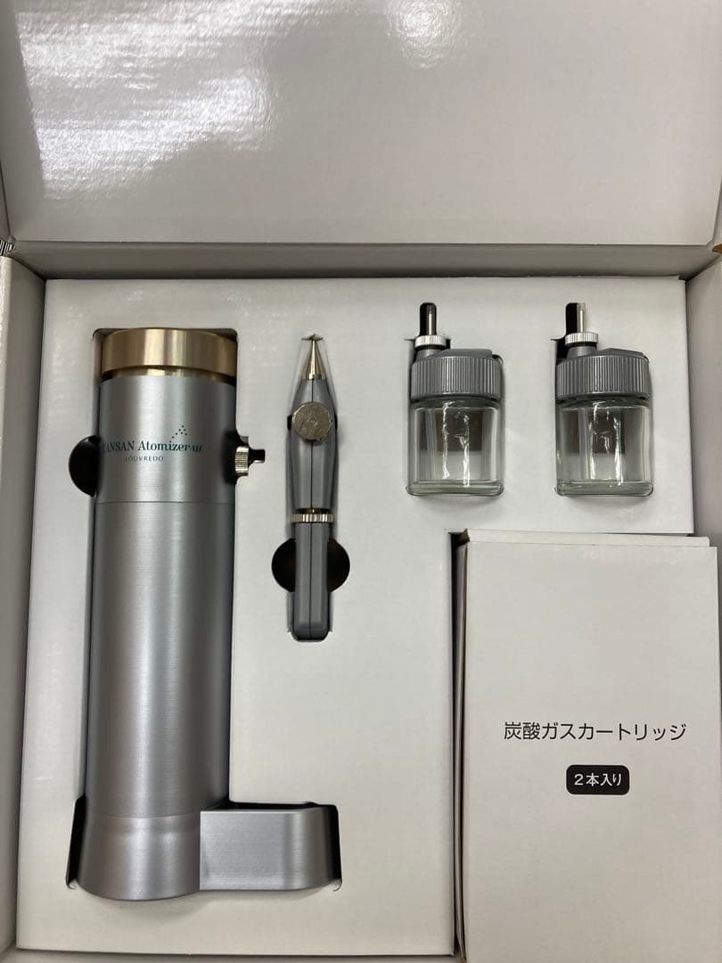 ルーヴルドー炭酸ミストアトマイザー炭酸カートリッジ2本付きLOUVREDO