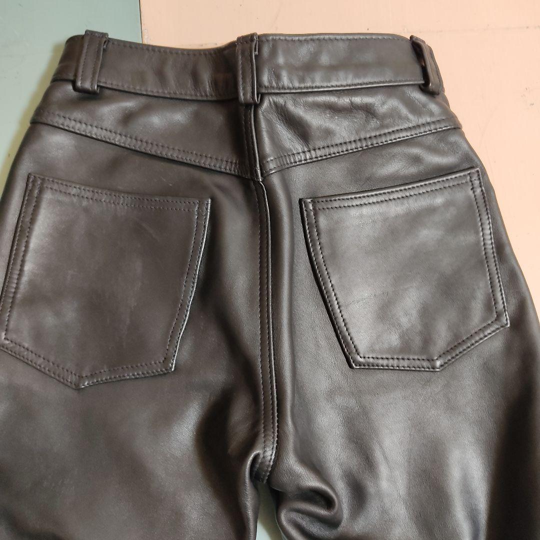 Schott レザーパンツ　28 Schott(ショット) / USA製/レザーパンツ/28/レザー/BLK | 古着の