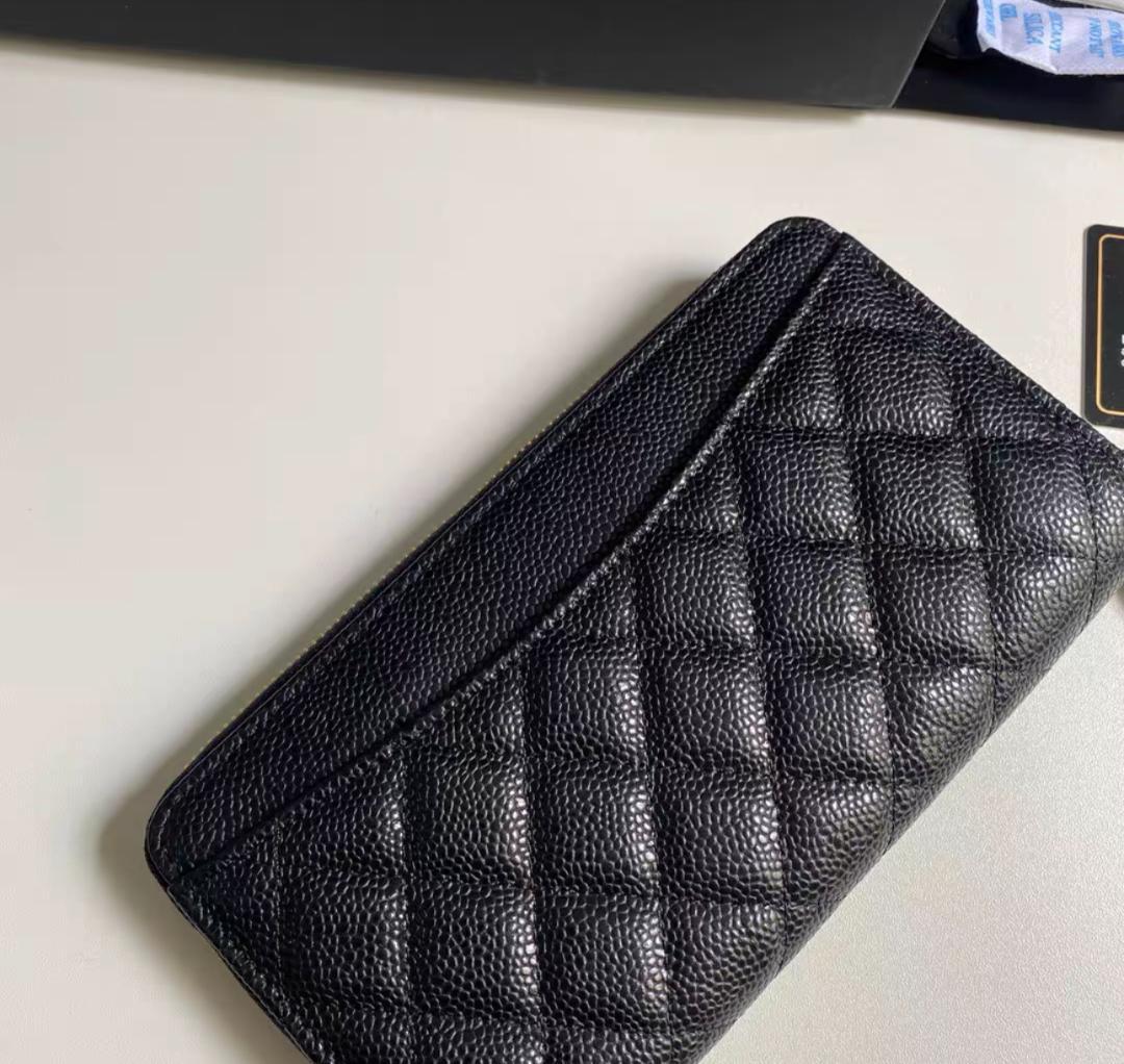 CHANEL ブラック キルティング 長財布zg - メルカリ