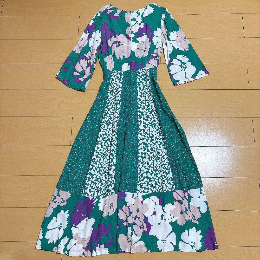 美品】グレースコンチネンタル フラワープリントドレープ