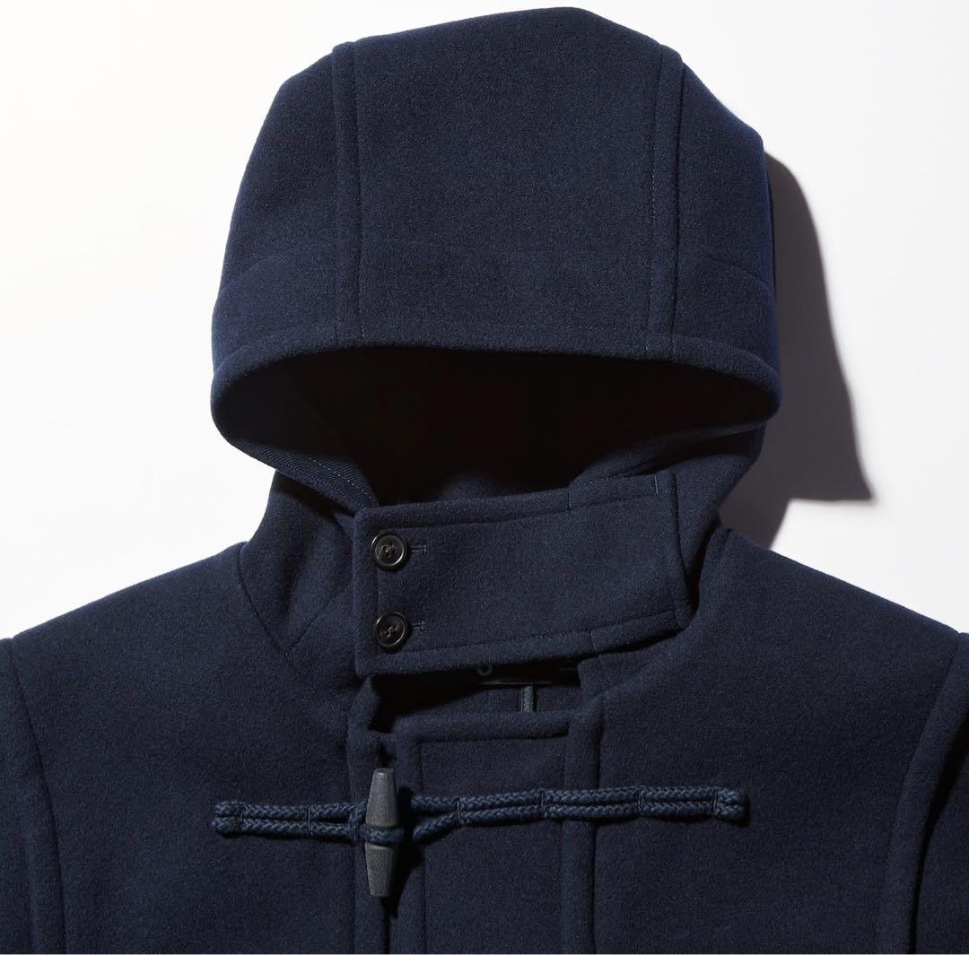 【極美品】UNIQLO/ユニクロ+JウールオーバーサイズダッフルコートLsize